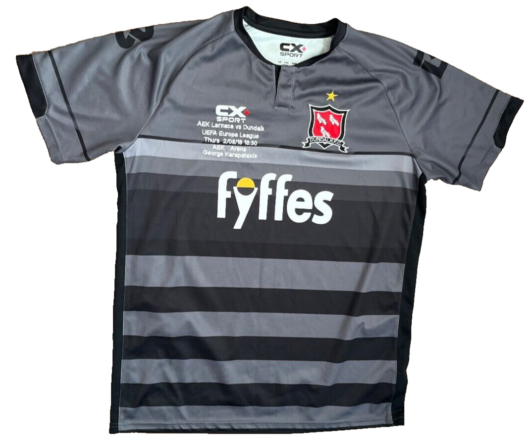 Dundalk Shirt 2018 2019 Europa League Away Jersey CXSport Football Size Men L
