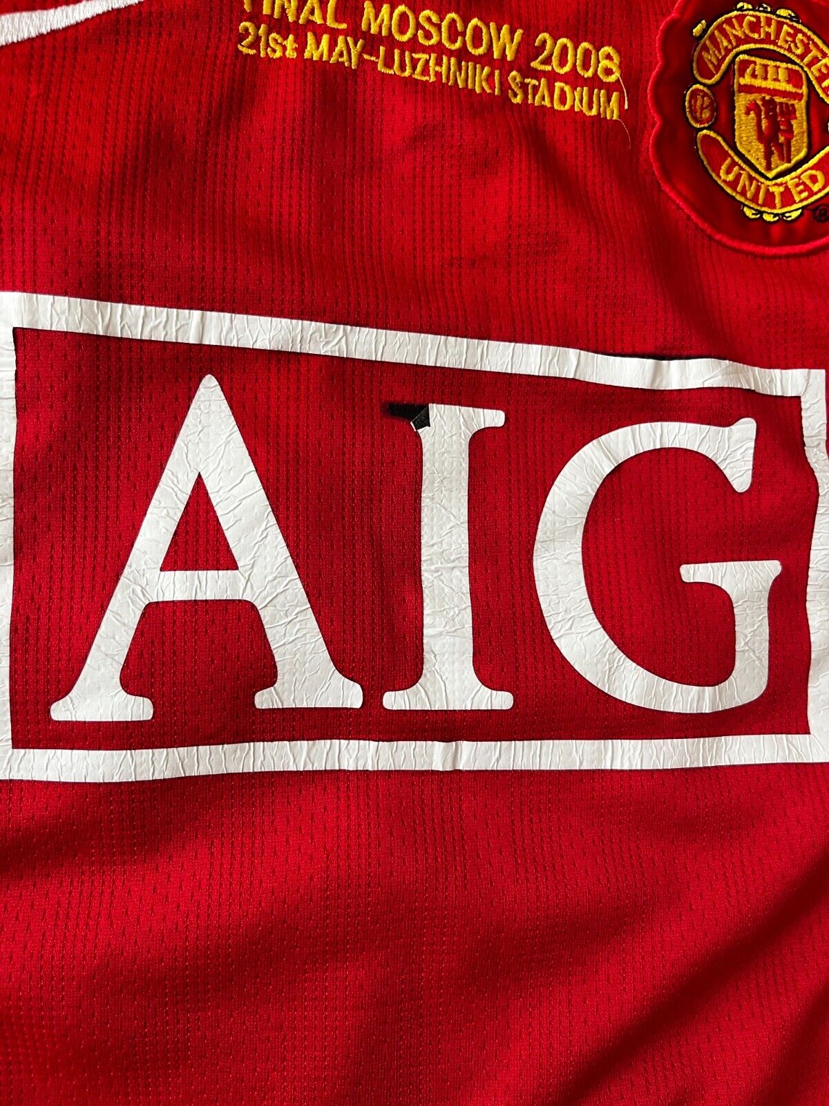 Cristiano Ronaldo Manchester United Jersey 2007 2008 Home Shirt Nike Size Men S