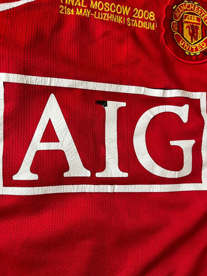 Cristiano Ronaldo Manchester United Jersey 2007 2008 Home Shirt Nike Size Men S