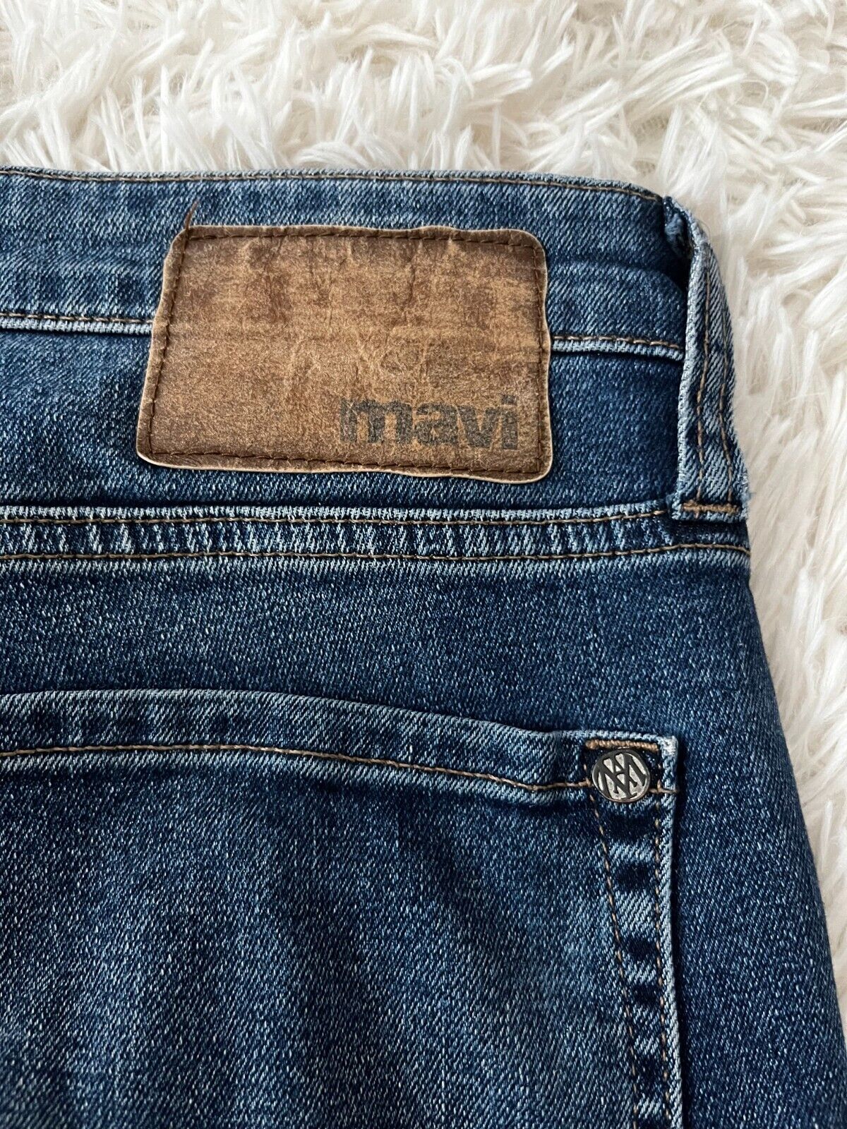 Mavi Jeans Blue Mens Marcus Slim Straight Leg Denim Pants CHECK MEASURMENTS