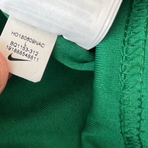 Kyrie Irving NBA Jersey 2018 Boston Celtics Earned Shirt Nike Swingman Men 48 L