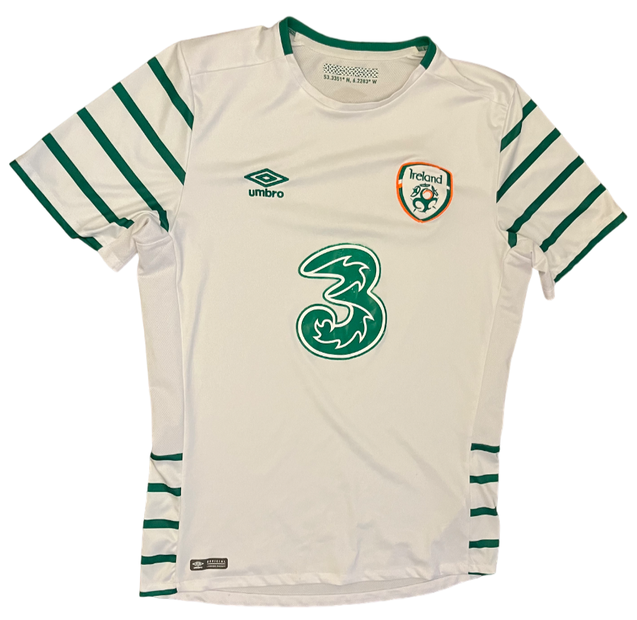 Ireland Jersey 2016 2017 Away Shirt Umbro Football Size Men M