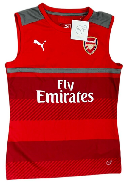 BNWT Arsenal Training Vest Shirt Jersey Puma Camiseta Trikot Mailot Women Size M