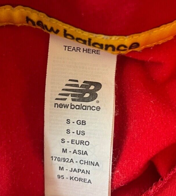 Liverpool Training Shirt 1/4 Zip New Balance Long Sleeve Football Size Men M
