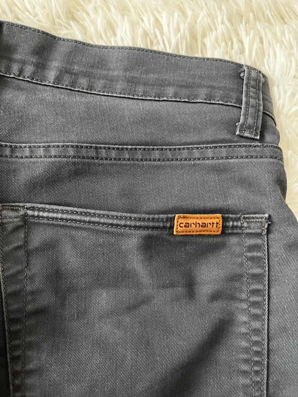 Carhartt WIP Gray Trousers Mens Size 30x32 Vicious Pants Trousers
