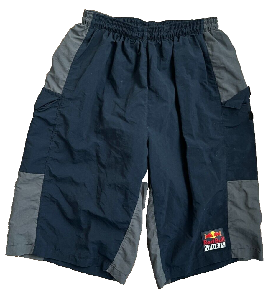 Red Bull Sports Shorts Pantalon Corto Tactel Men Size L Made in Italy