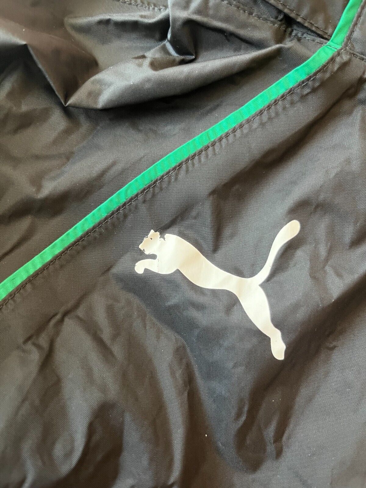 Ireland Rugby IRFU Training Jacket Puma Windbreaker Size Men L