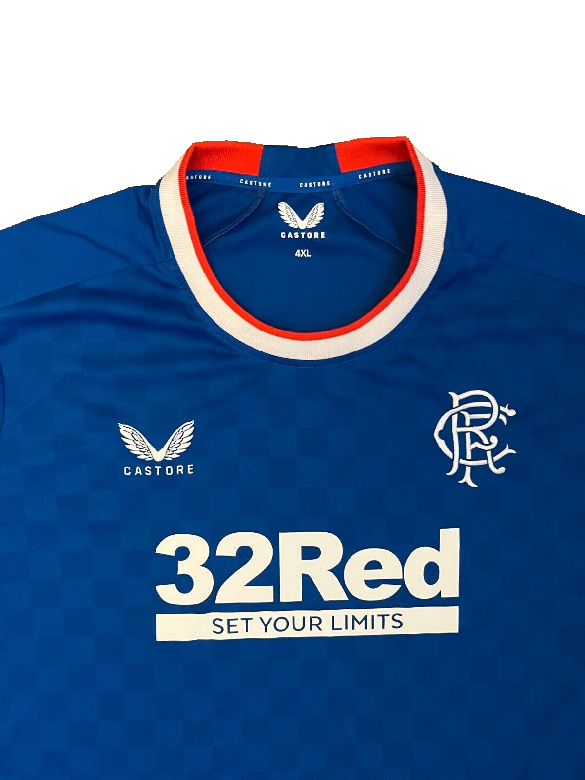 Glasgow Rangers Jersey 2022 2023 Home Shirt Castore Men Size 4XL