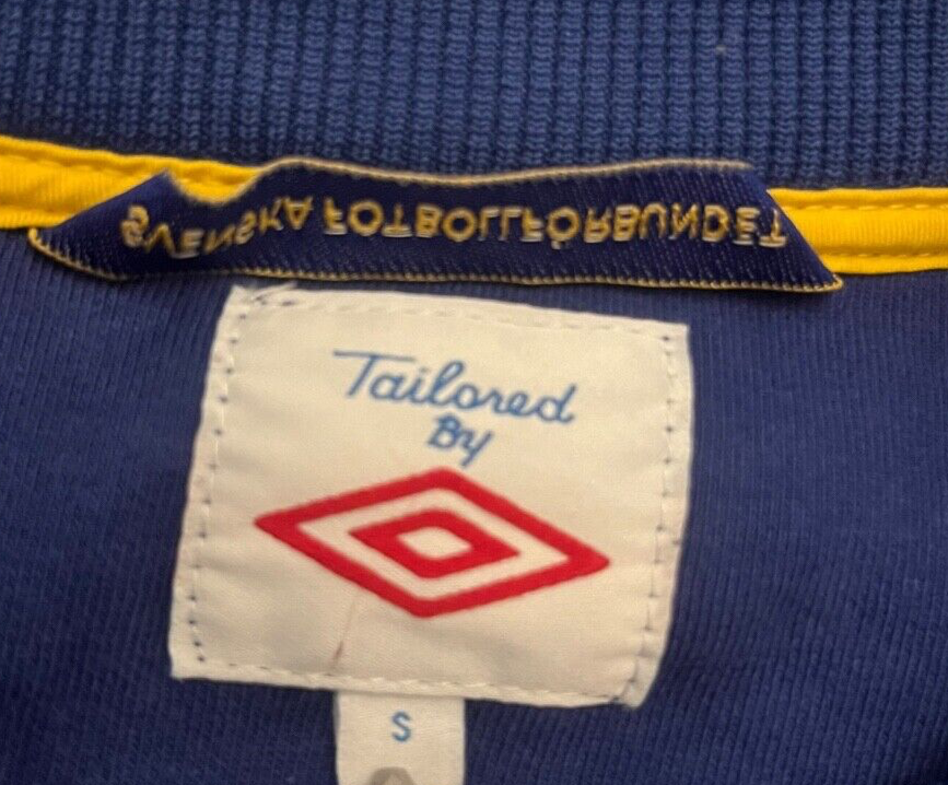 Sweden Football Training Track Jacket Umbro Men Size S