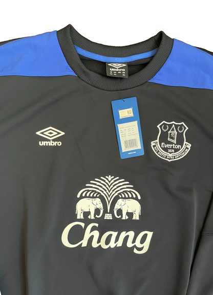 BNWT Everton Sweat Football Training Sweatshirt Drill Top Umbro Size Men 3XL