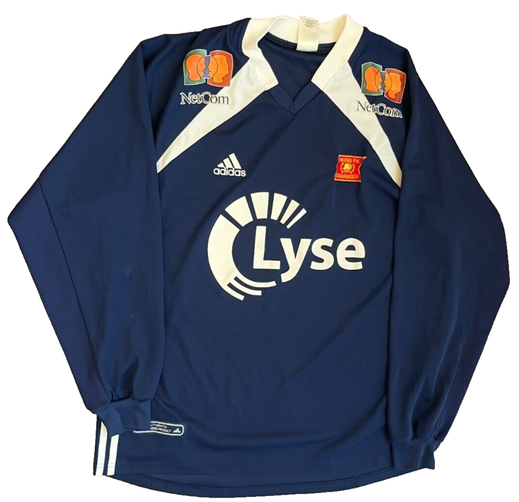 Viking Stavanger Jersey 2002 Home Shirt Long Sleeve Football Adidas Size Men XL