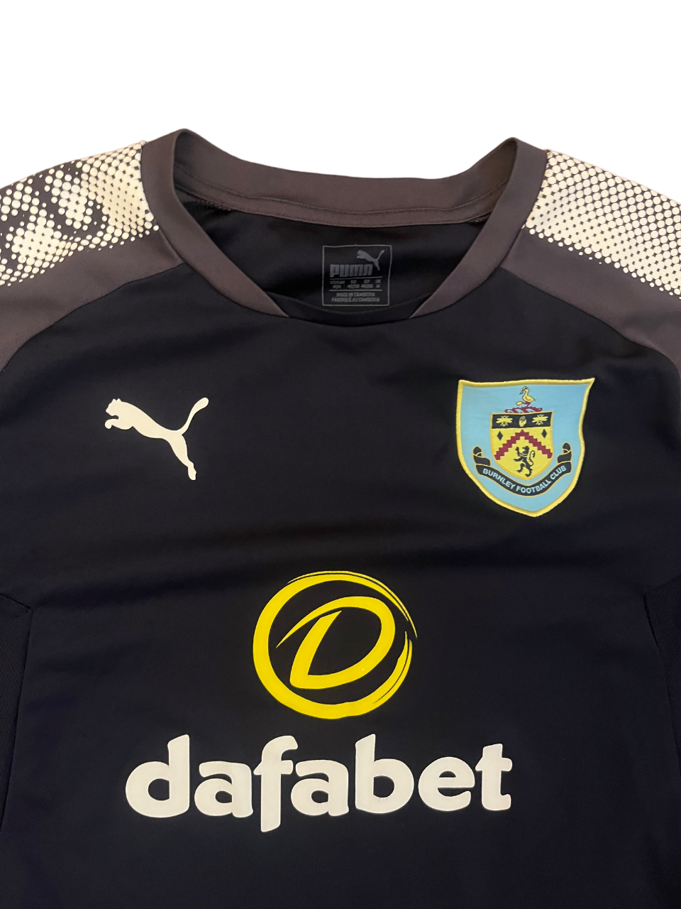 Burnley Jersey 2017 2018 Training Shirt Pre Match Puma Football Men Size M
