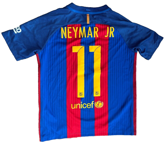 Barcelona Neymar Jersey 2016 2017 Home Shirt Nike Football Size Youth XL
