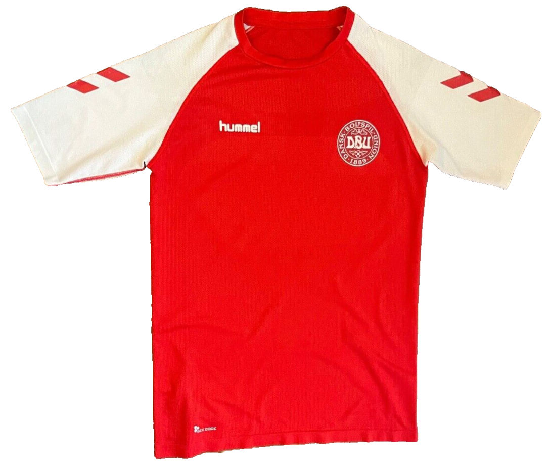 Denmark Jersey Training Shirt Hummel Football Size Men CHECK MEASUREMENTS
