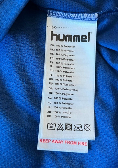 Glasgow Rangers Jersey Polo Training Shirt Hummel Football Size Men M