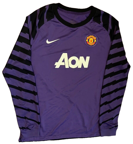 Manchester United Jersey 2010 2011 Goalkeeper Home Shirt Nike Football Youth XL