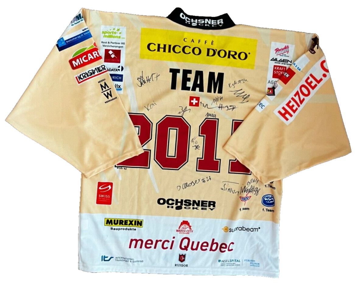 SIGNED Swiss Eastern Selects Jersey All Stars 2017 Shirt Ochsner Hockey Size L