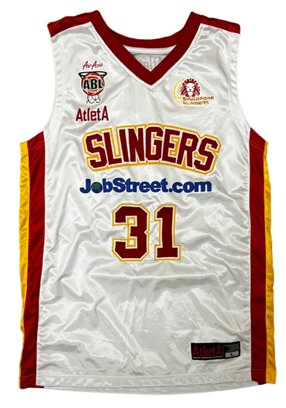 Jeffers Singapore Slingers Shirt Jersey Atleta Trikot Camiseta Mailot Size Men M