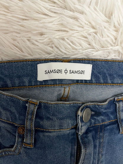 Samsoe Kobenhaven Blue Ripped Jeans Style Stefan Jean Men Pants Vaqueros