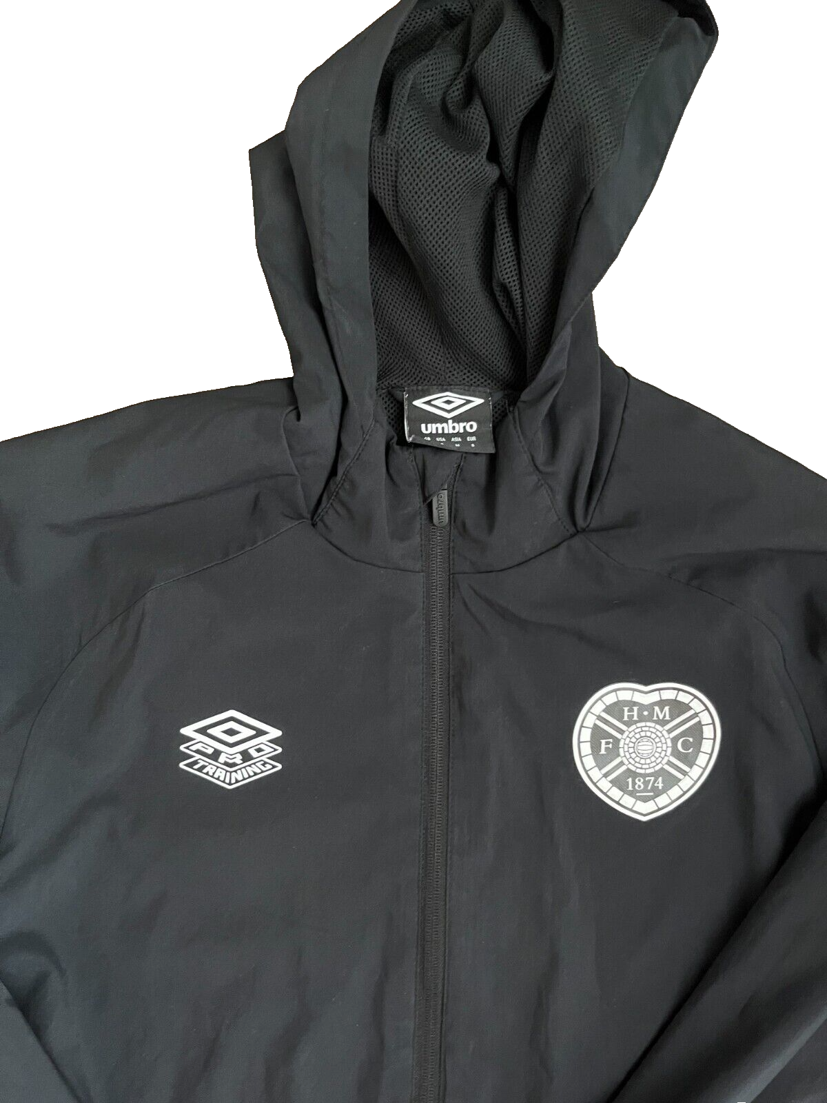 Heart Of Midlothian Training Presentation Jacket Sudadera Umbro Windbreaker S