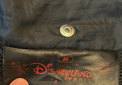Disneyland Paris Jacket Windbreaker Oversized Full Zip Size Men M