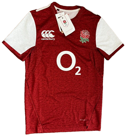 BNWT England Rugby Jersey Training Shirt Canterbury Drill Tee Size Men S