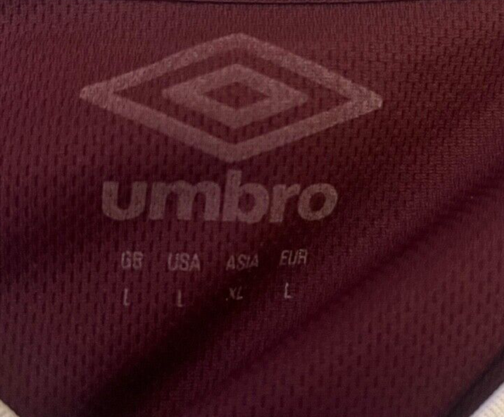 Heart Of Midlothian Jersey 2019 2020 Home Shirt Umbro Long Sleeves Men Size L