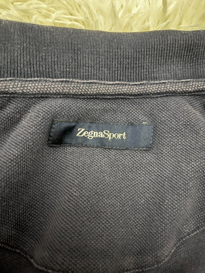 Zegna Sport Men Size S Polo Shirt Cotton Camiseta Maglia