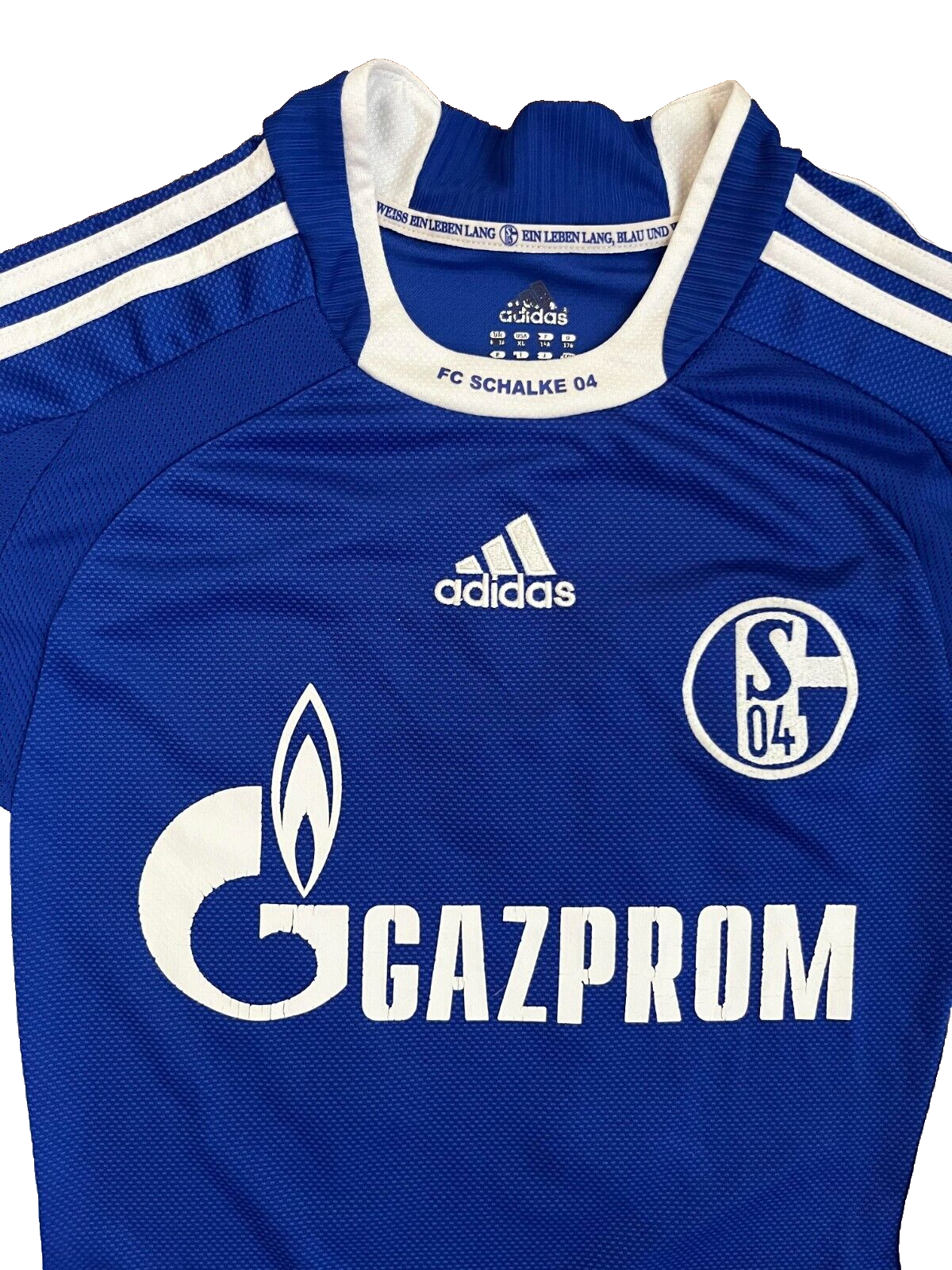 Schalke 04 2008 2009 2010 Home Shirt Jersey Adidas Camiseta Size Youth XL
