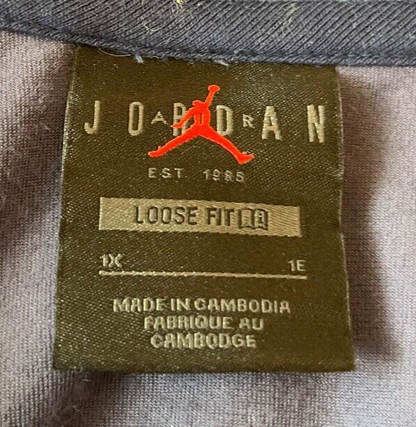 Jordan Velour Sweater Jacket Full Zip Loose Fit Women Size 1X PLUS SIZE