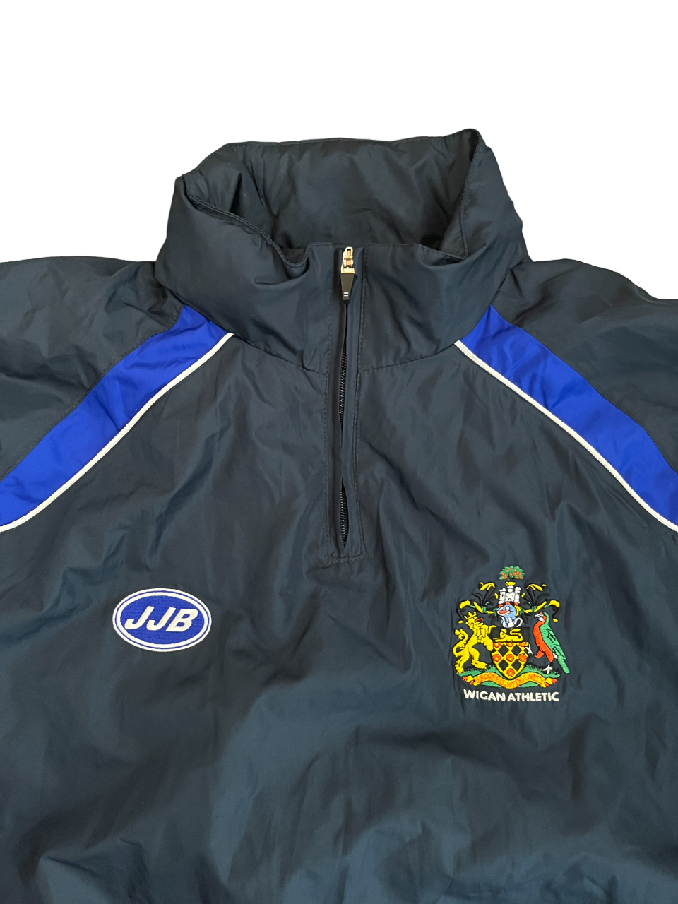 Vintage Wigan Athletic Training Jacket Windbreaker Sudadera JJB Size Men L