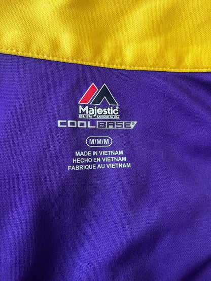 Minnesota Viking 1/4 Zip Shirt Jersey Majestic Camiseta Trikot Mailot Men Size M