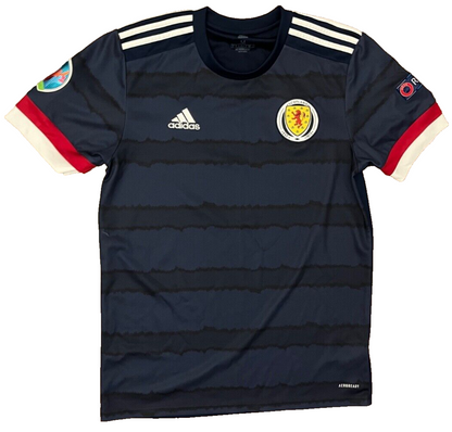 Scotland Jersey 2020 2021 Home Shirt EURO Patches Adidas Football Men Size M
