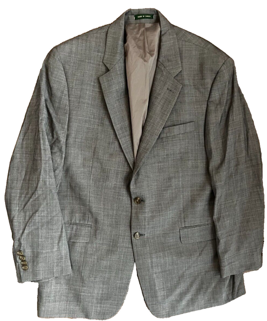 Lauren Ralph Lauren Blazer Wool Jacket Men Made in Canada Check Measurments