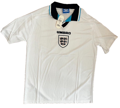 BNWT England Football 1996 Home Shirt Jersey Umbro Camiseta Trikot Size Men XL