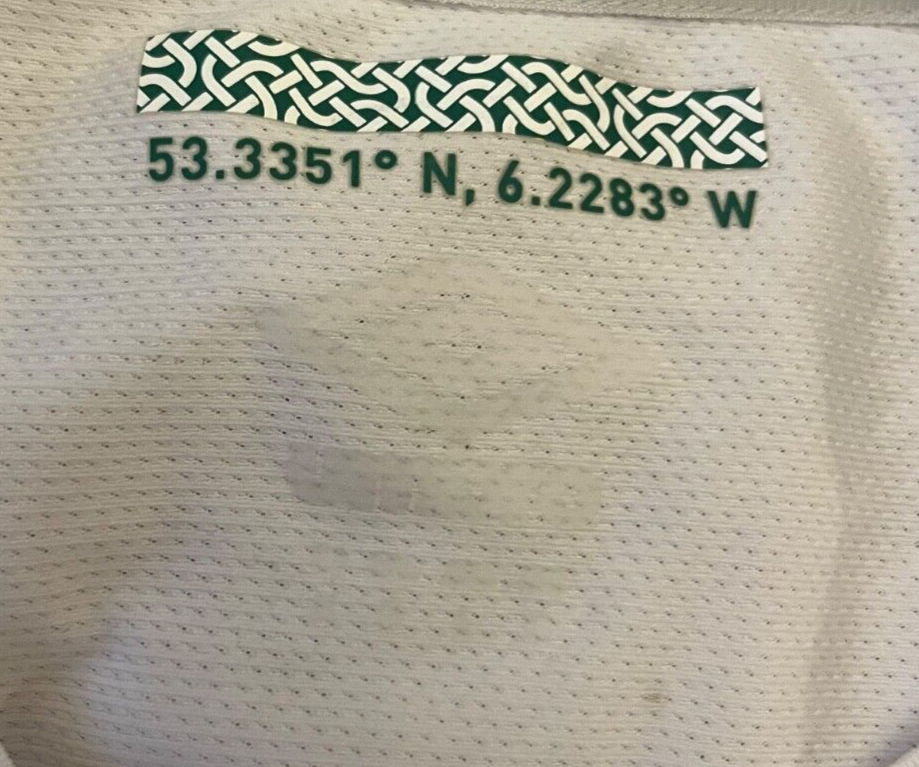 Ireland Jersey 2016 2017 Away Shirt Umbro Football Size Men M