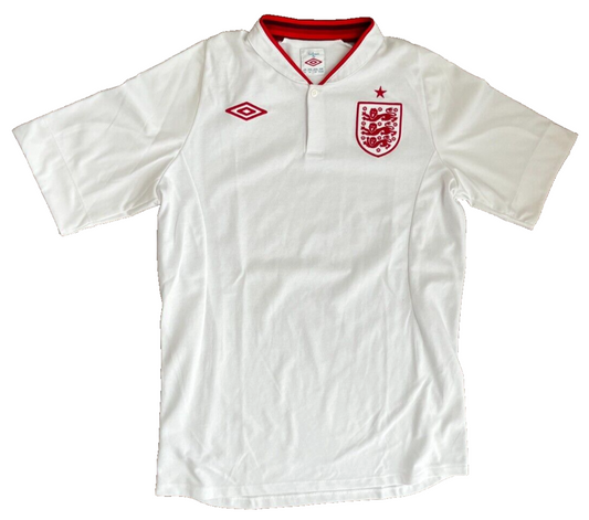 England Football Jersey Home Shirt 2012 Euro Umbro Size Men 40 Medium