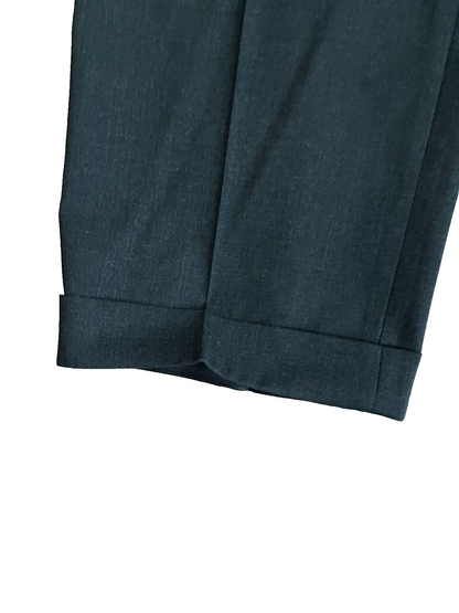 Ermenegildo Zegna High Performance Full Suit Blazer Pants Black Wool Men Size 52