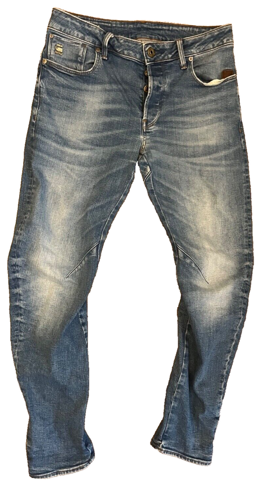 G Star Raw Arc 3D Slim Jeans Blue Denim Size Men 29x30