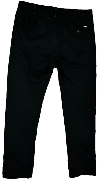 Levis Black Trousers Chino Mens 33x32 Casual Straight Pants