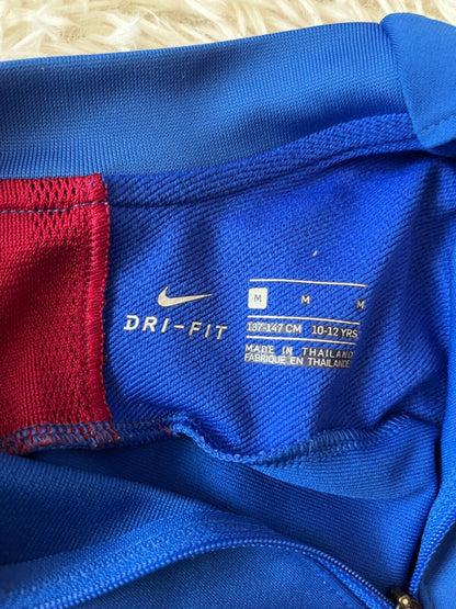 FC Barcelona 2019 2020 Training Strike Drill Top Shirt Jersey Nike Size Youth M