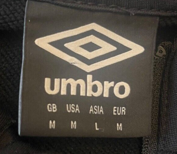 Burnley Jacket Training 1/4 Zip Drill Top Football Umbro Size Men M