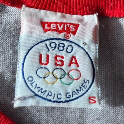 Vintage Levis 1980 USA Olympic Games Shirt Size Men S
