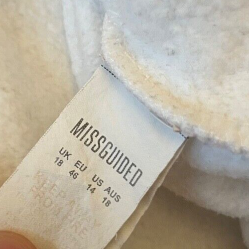 Playboy x Missguided Hoodie Sweater White Men Size US 14 EU 46