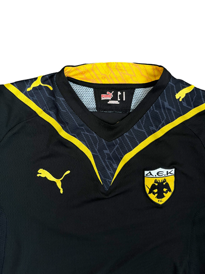 AEK Athens 2009 2010 Away Shirt Jersey Puma Camiseta Trikot Mailot Size Men M