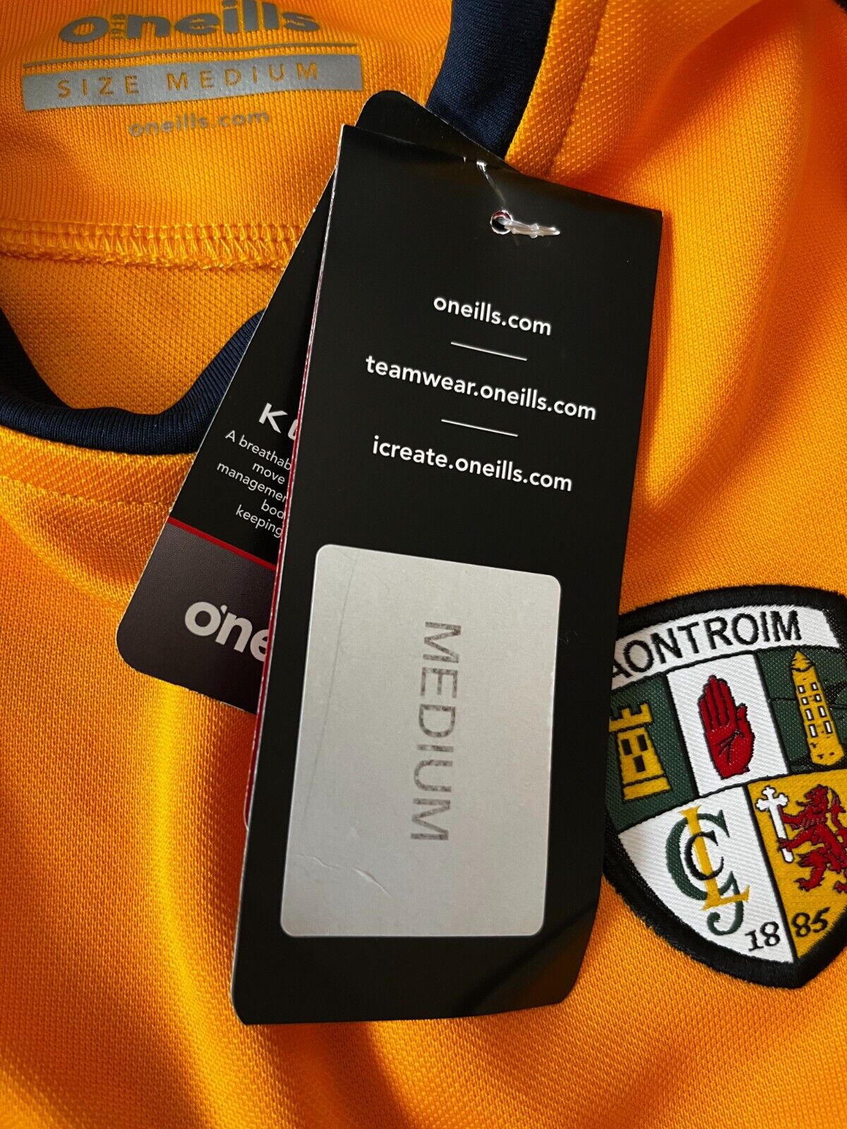 BNWT Antrim Aontroim GAA Gealic Football Shirt Jersey Trikot O'Neills Size Men M