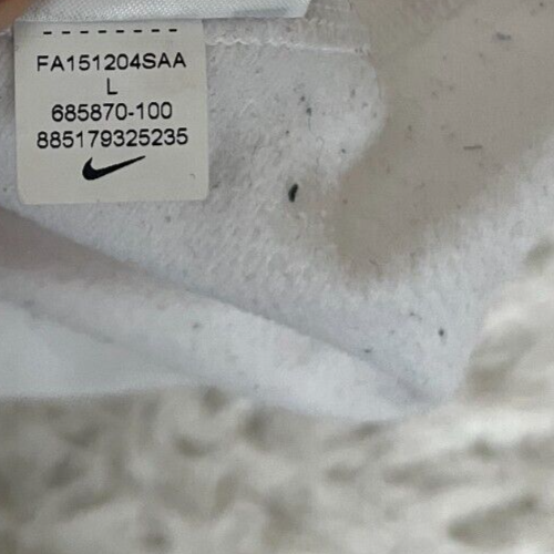 Nike Golf Tour Performance Training Sweatshirt Sweater Pullover Size L White