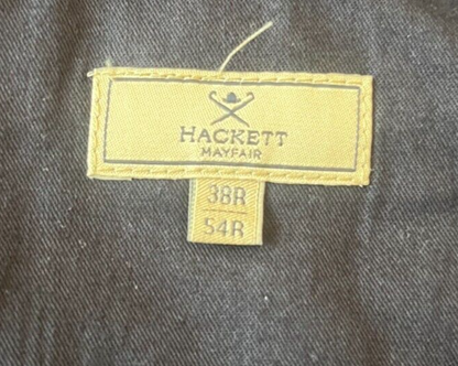 HACKETT MAYFAIR Gray Loro Piana Summertime Wool Silk Linen Suit 54 / 38