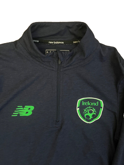 Ireland Training Jersey Presentation Long Sleeve Shirt 1/4 Zip Umbro Men Size S