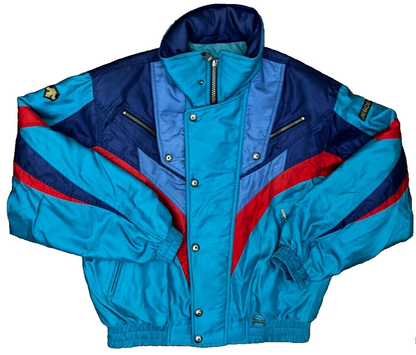 Vintage Descente Full Zip Snowboarding Jacket Ski Sudadera Men Size L RRP $295